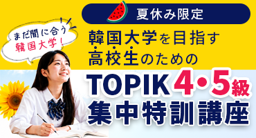 高校生のTOPIK集中講座