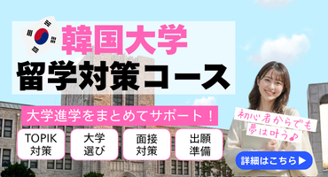 韓国大学留学対策コース